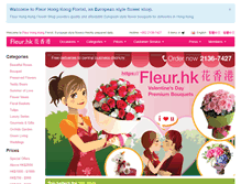 Tablet Screenshot of fleur.hk